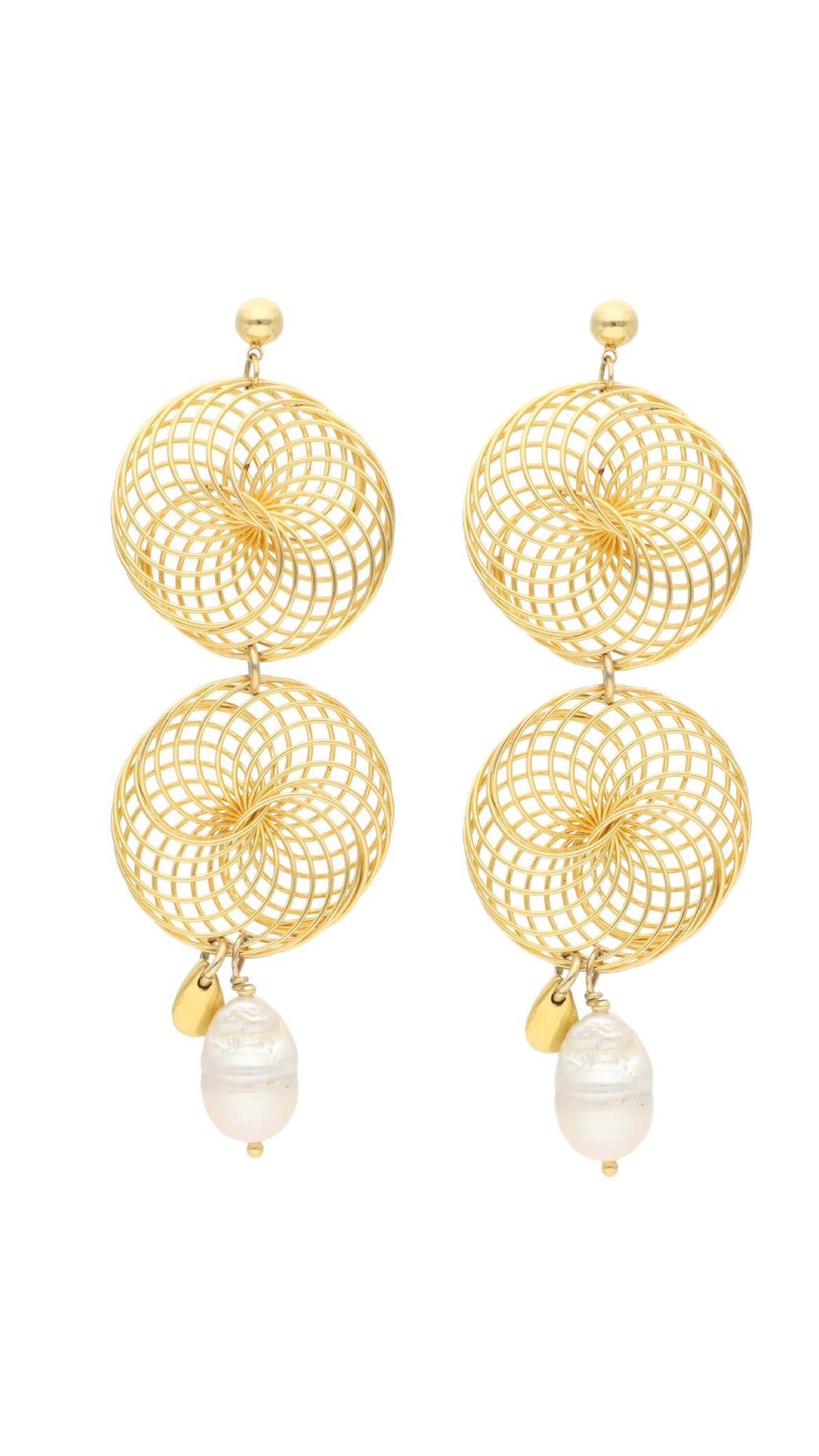 Spiral earrings