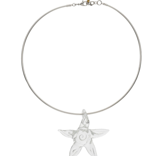 SILVER star necklace