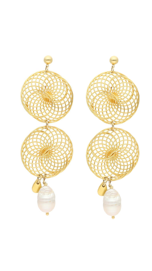 Spiral earrings