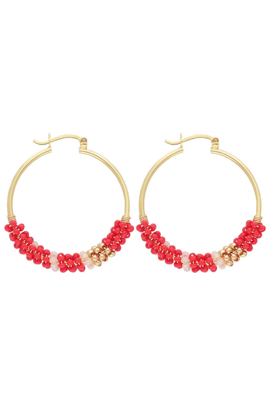 Manuela´s medium hoops - chirimiri.mx