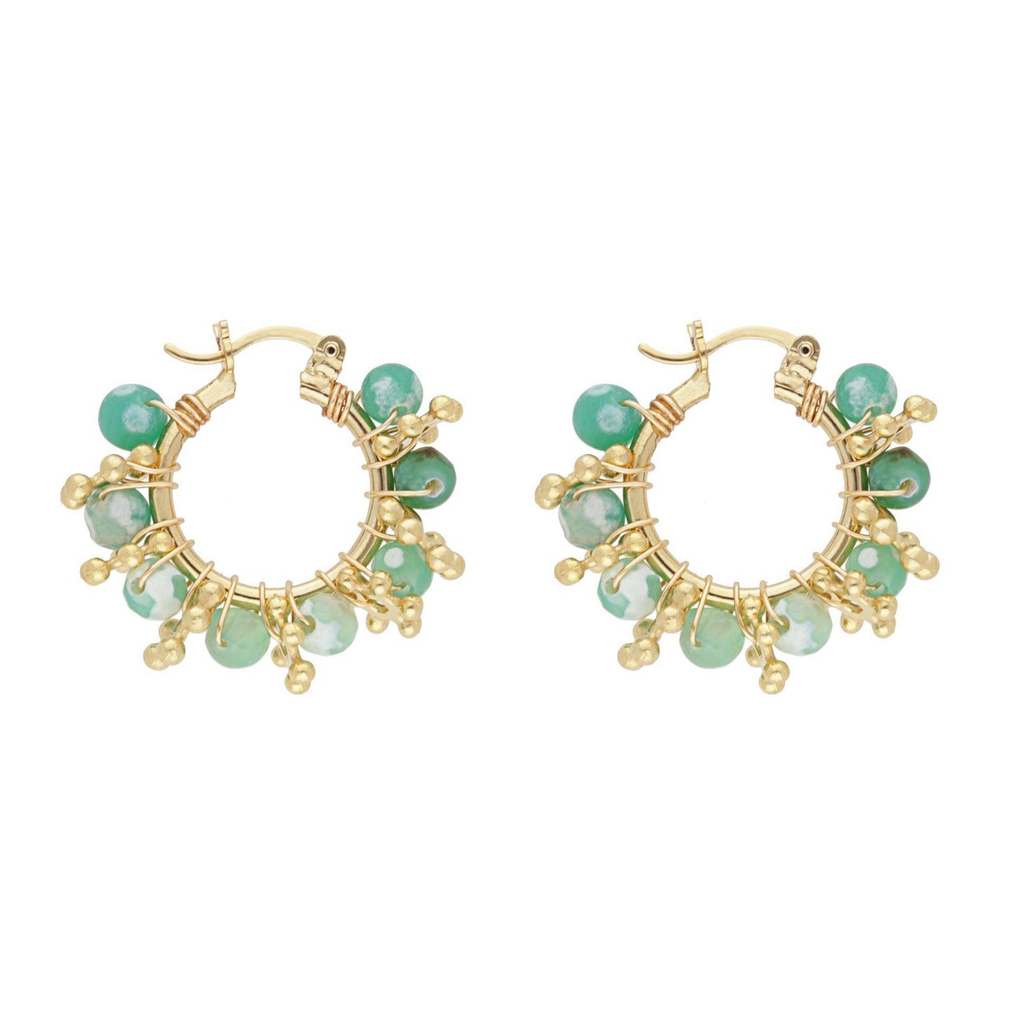 Malvina small hoops - chirimiri.mx