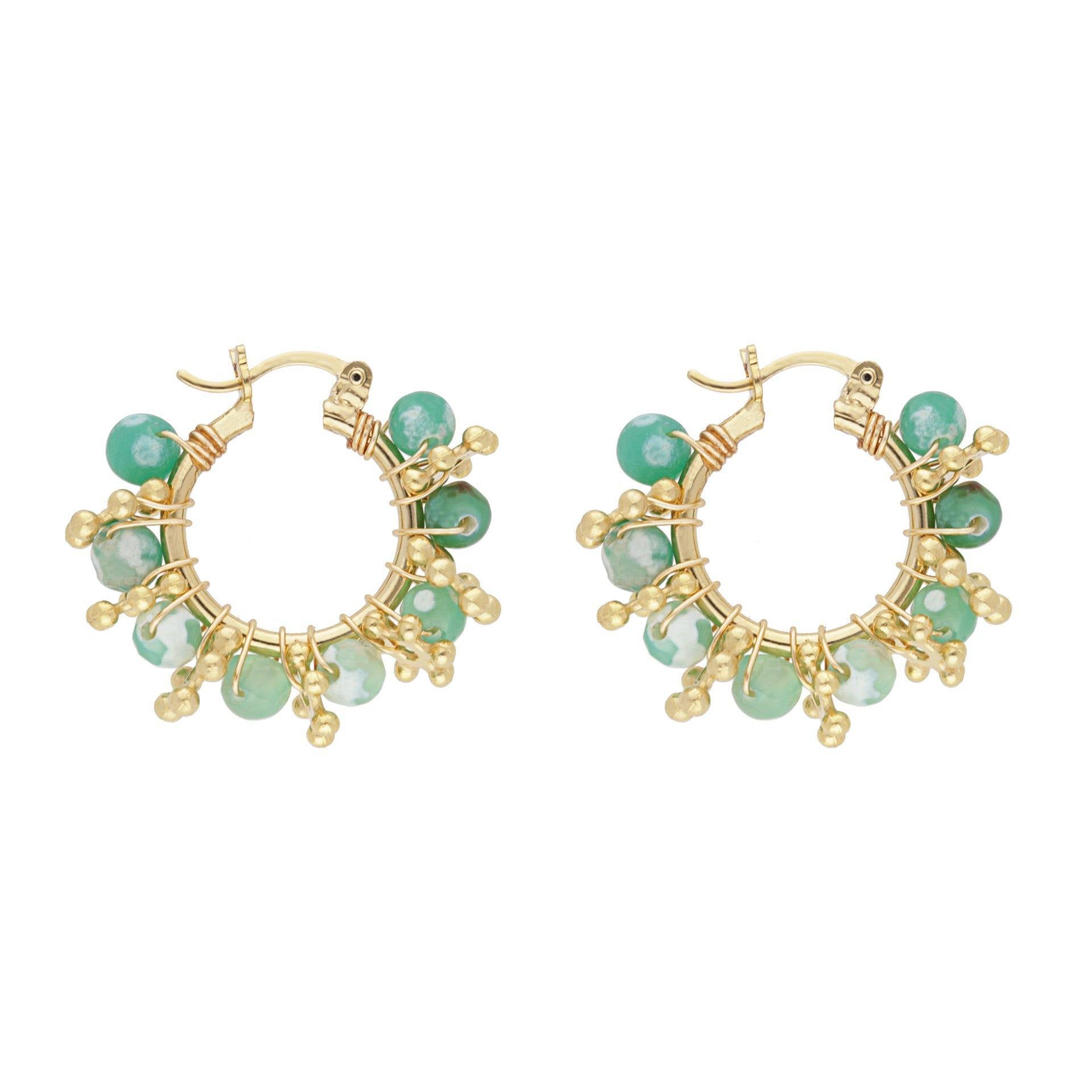 Malvina small hoops - chirimiri.mx