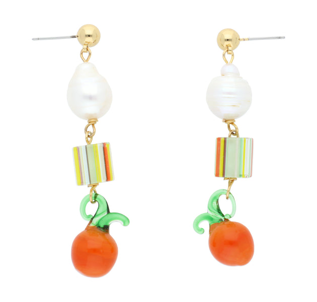 Tangerine earrings
