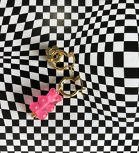 Pink panda mini hoops - chirimiri.mx