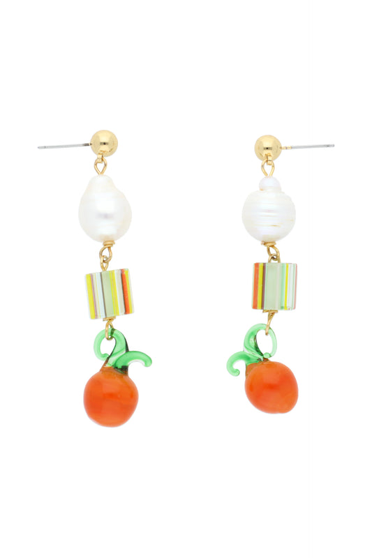 Tangerine earrings