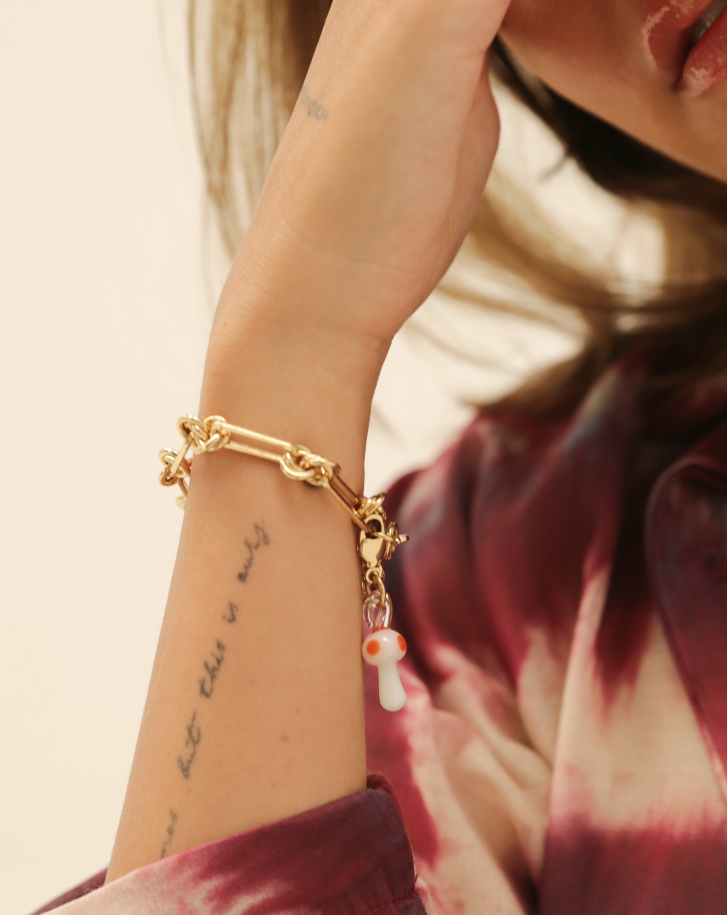 Troncoso Golden Charm bracelet